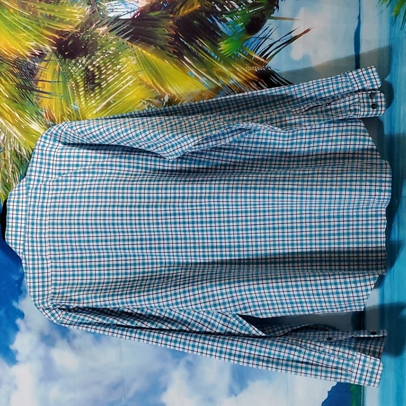 EXPRESS MENS LONG SLEEVES DRESS SHIRT SIZE XL  17-171/2 - Picture 4 of 4